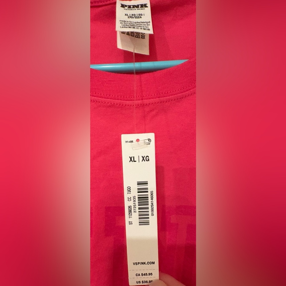 PINK Victoria’s Secret Cotton Campus Tee - Picture 3 of 5